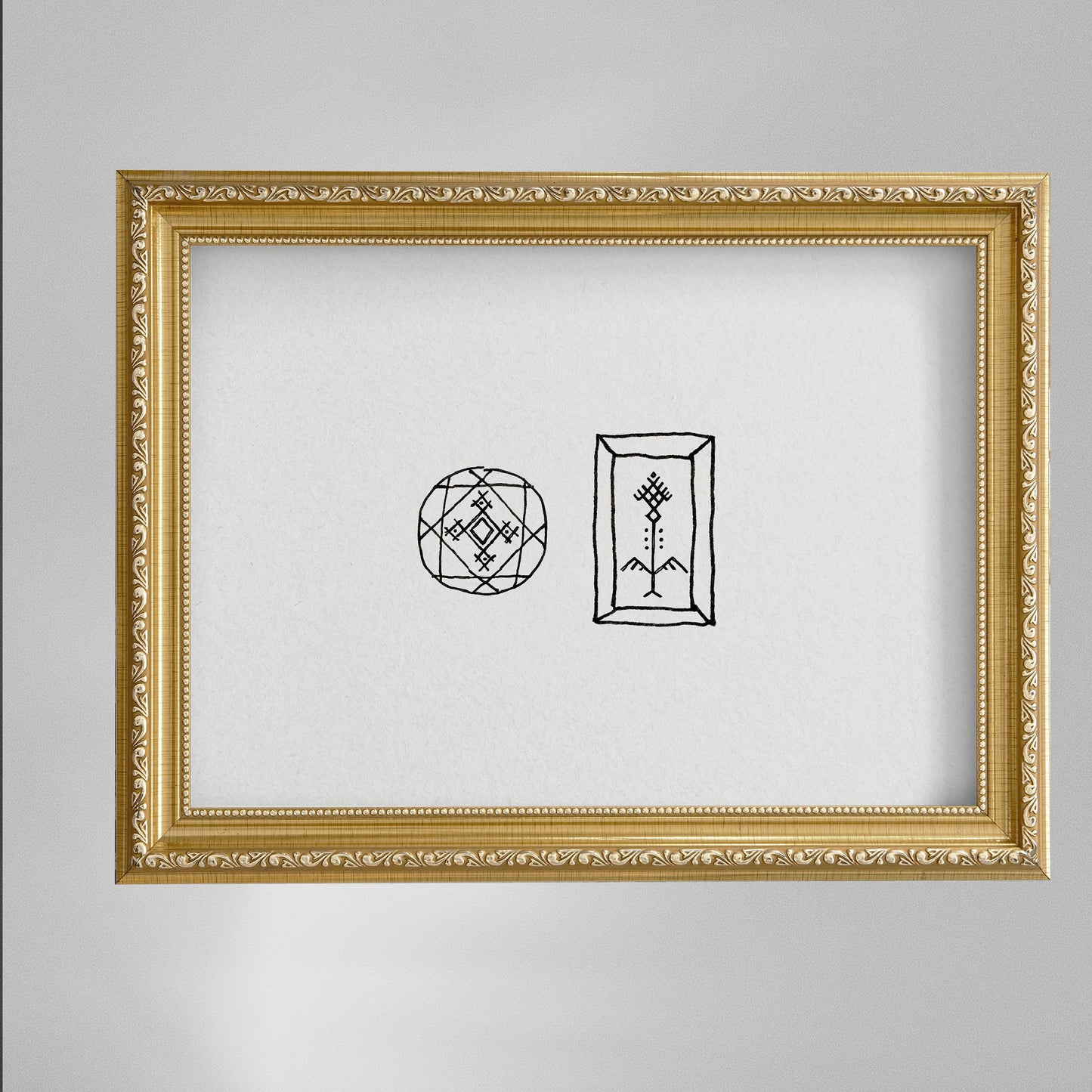 Fleurs de Figuier de Barbarie et Palmier Amazigh.